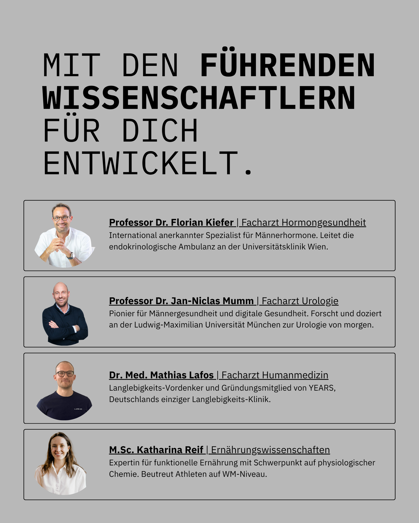 Core01 - Die All In One Testo-Support