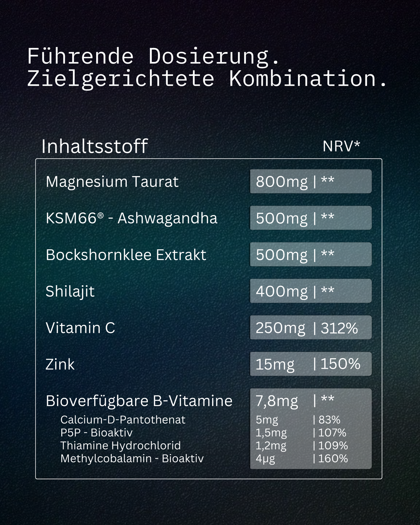 Core01 - Das T-Supplement
