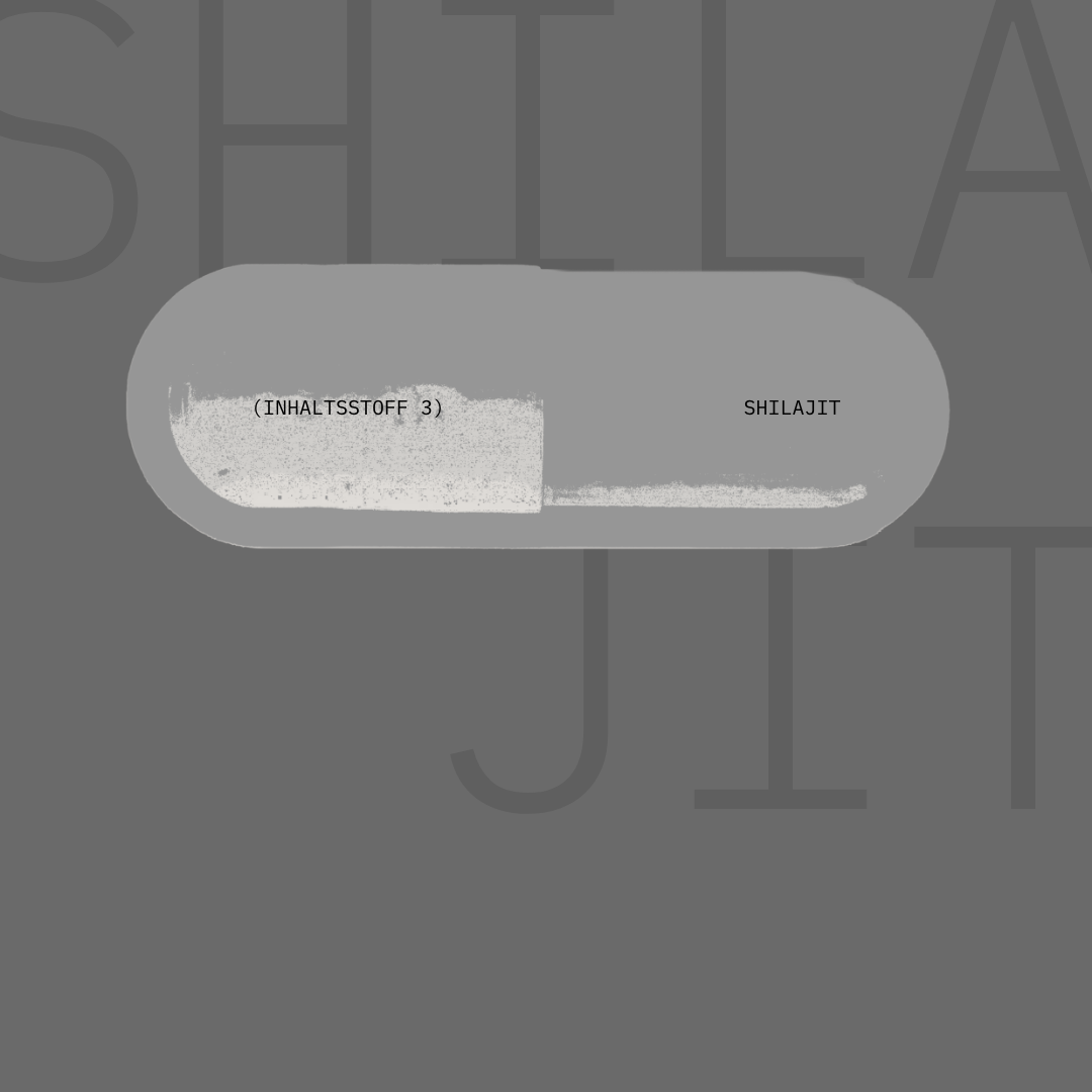 Shilajit-Inhaltsstoff zur natürlichen Erhöhung der Energieproduktion beim Mann.